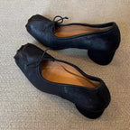 Damen Bequeme Ballerinas mit besonderem Zehendesign EB