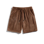 Herren Kuscheliges Hoodie-Shorts-Set EB