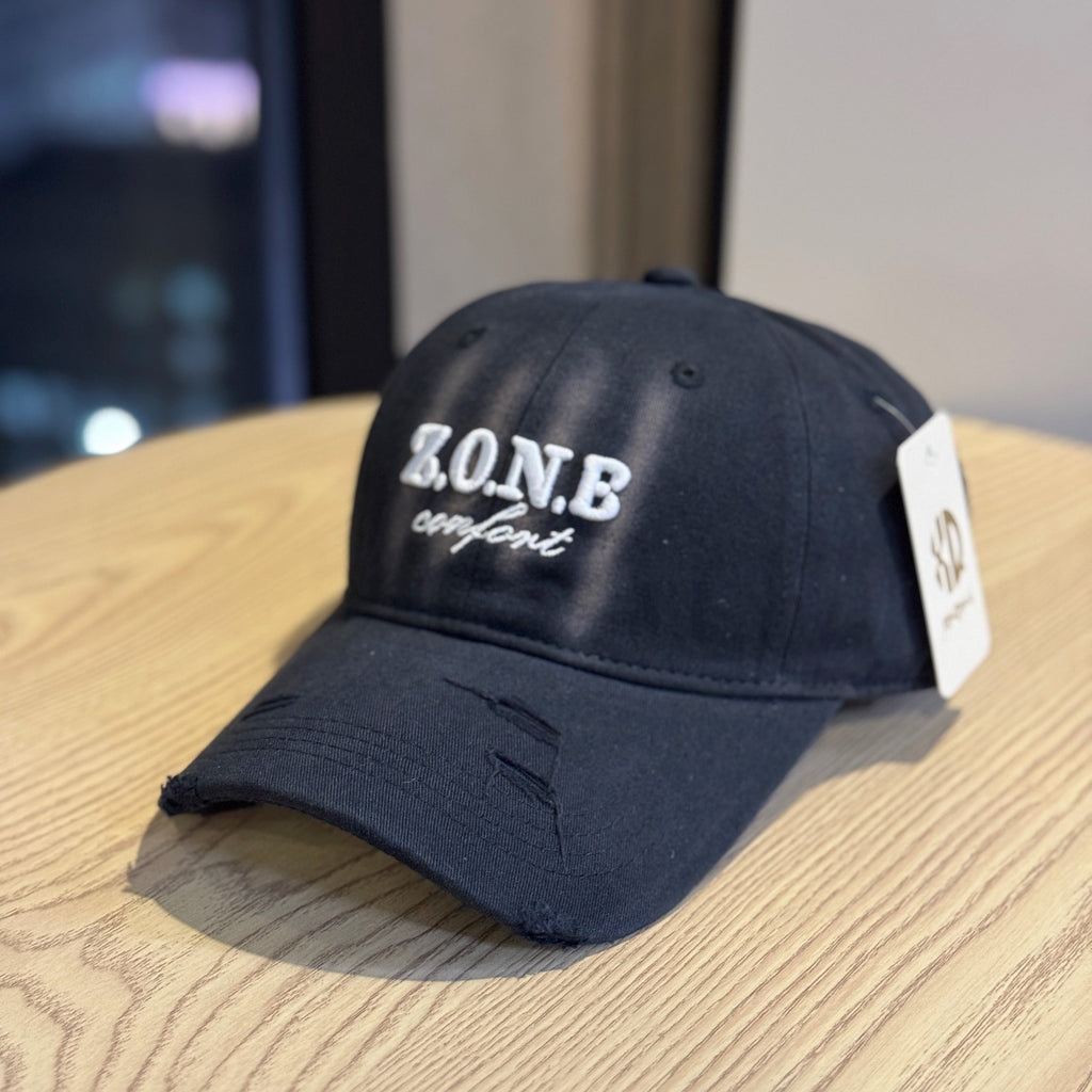 Unisex Distressed-Baumwoll-Baseballcap