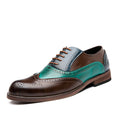 Damen Elegante Brogue-Schuhe aus hochwertigem Leder mit einzigartigen Farbdetails EB
