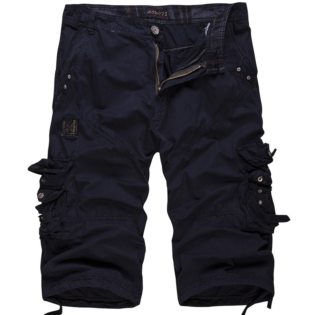 Herren Cargoshorts mit multifunktionalen Taschen und verstellbarem Bund EB