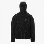 Damen Fleecejacke mit hohem Kragen und praktischen Reißverschlusstaschen EB