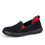 Damen Bequeme Slip-On Laufschuhe aus atmungsaktivem Mesh EB