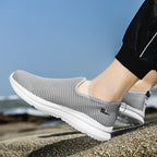 Damen Atmungsaktive Slip-On Freizeitschuhe mit rutschfester Sohle EB