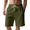 Herren-Bermudashorts mit elastischem Bund und Kordelzug