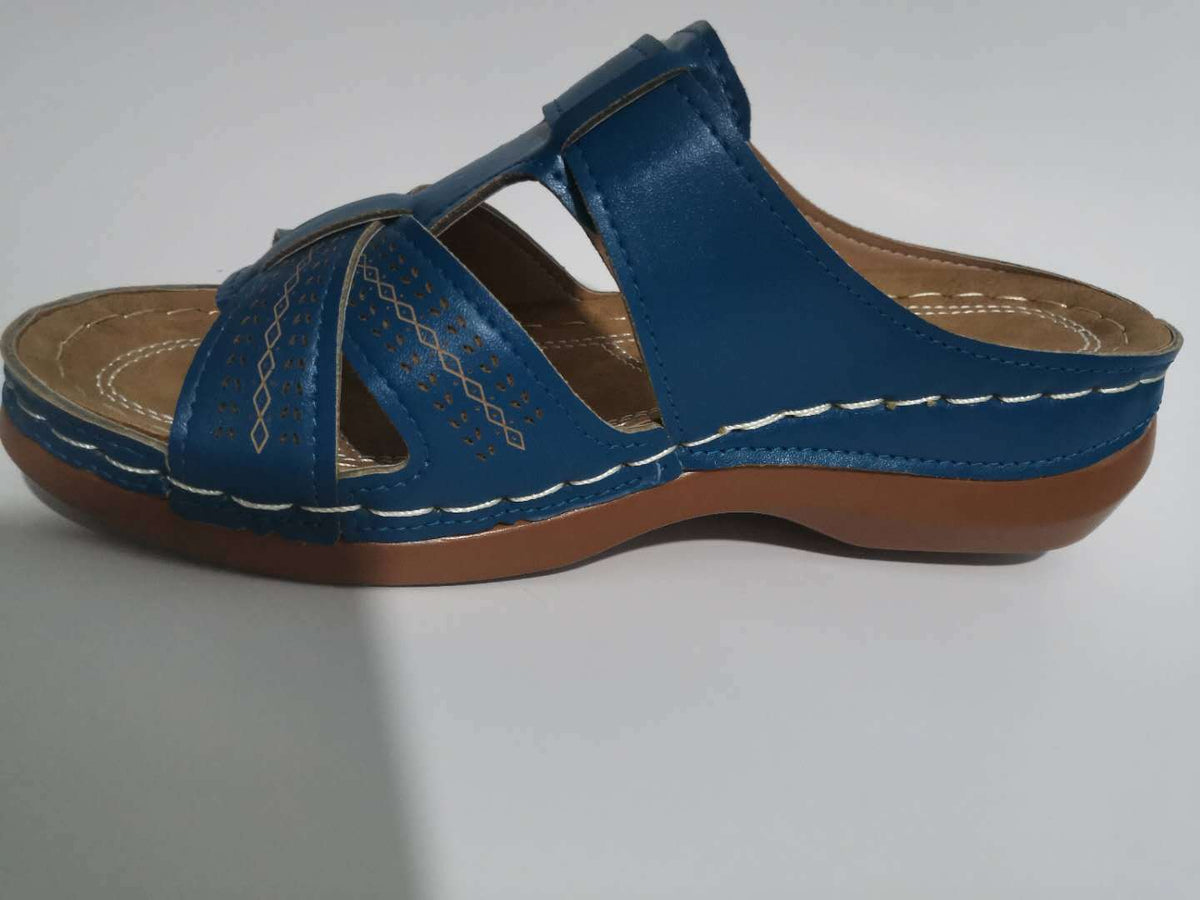 Damen Bequeme Sommerfreizeitsandalen mit ergonomischer Sohle EB