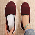 Damen Atmungsaktive Slip-On Freizeitschuhe mit flexiblem Design EB