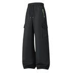 Herren Cargo-Shorts mit elastischem Bund, Kordelzug und Reißverschlusstaschen