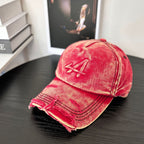 Damen-Baseballkappe im Vintage-Stil mit Used-Look