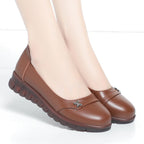 Damen Ballerinas mit dämpfendem Fußbett und dekorativen Schmuckdetails EB