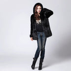 Damen Kunstpelzjacke EB
