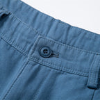 Robuste Bermuda-Shorts aus Baumwoll-Twill für Herren mit verstärkten Knieeinsätzen
