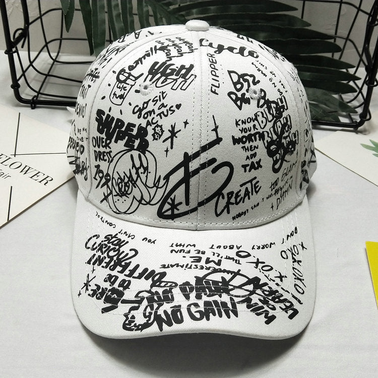 Herren-Snapback-Cap mit Grafikdruck
