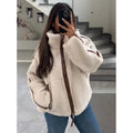 Damen Fleecejacke mit stylischen Details EB