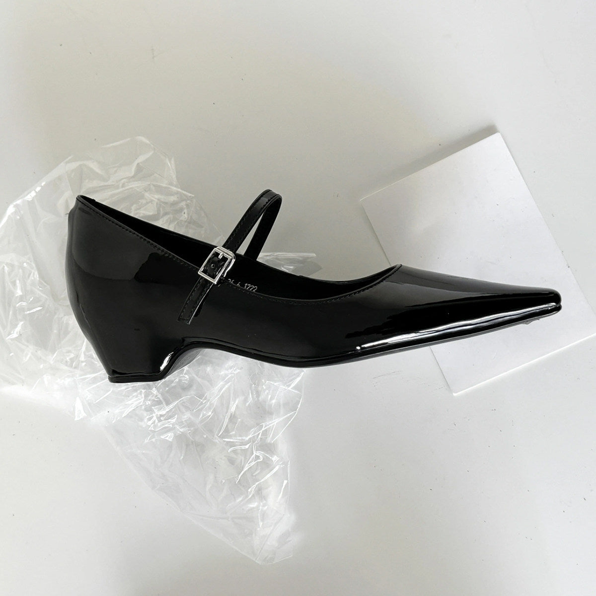 Damen elegante Ballerinas mit modischer Schnallenverzierung und bequemer Innensohle EB