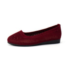 Damen bequeme Slipper aus atmungsaktivem Netzmaterial mit rutschfester Sohle EB
