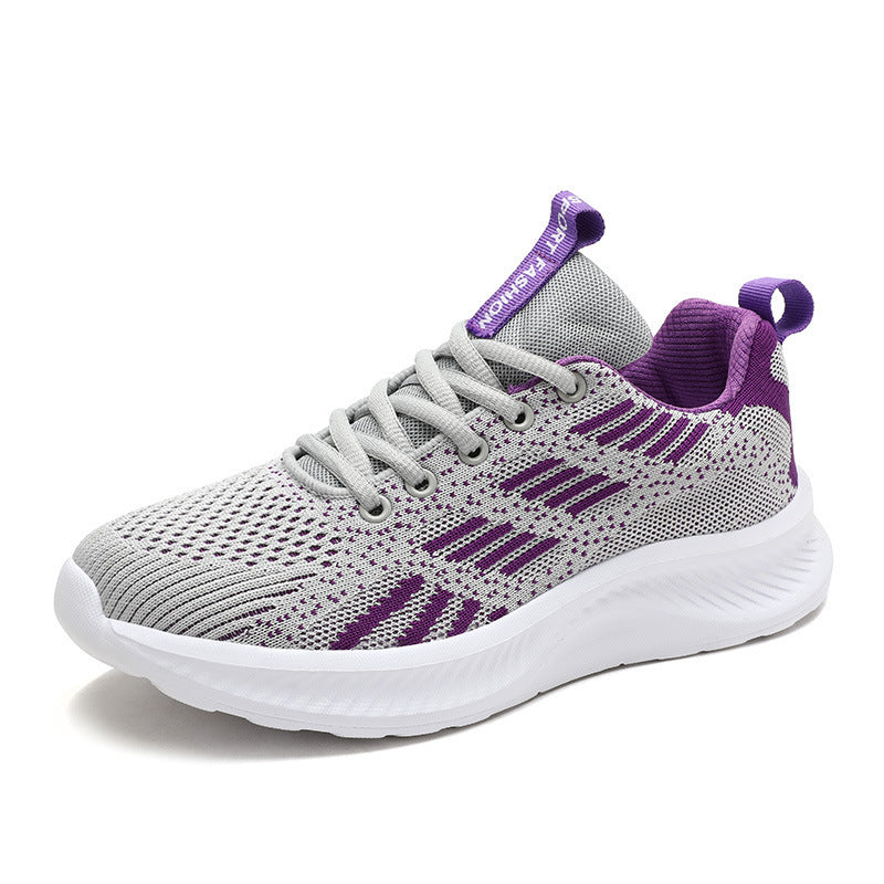 Damen Sportliche Laufschuhe mit atmungsaktivem Mesh-Obermaterial und flexibler Sohle EB