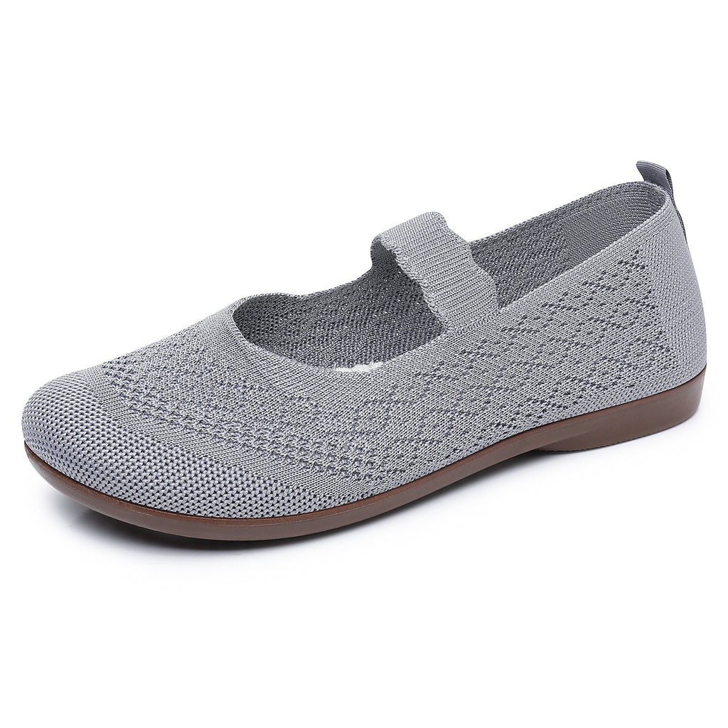 Damen Ballerinas mit rutschfester Sohle und atmungsaktivem Obermaterial EB