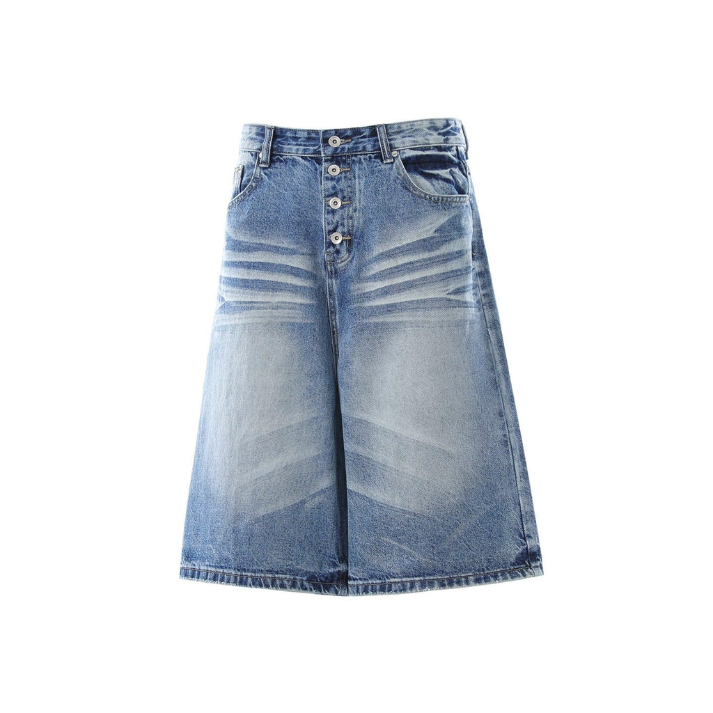 Trendige Damen-Jeansshorts mit lockerer Passform