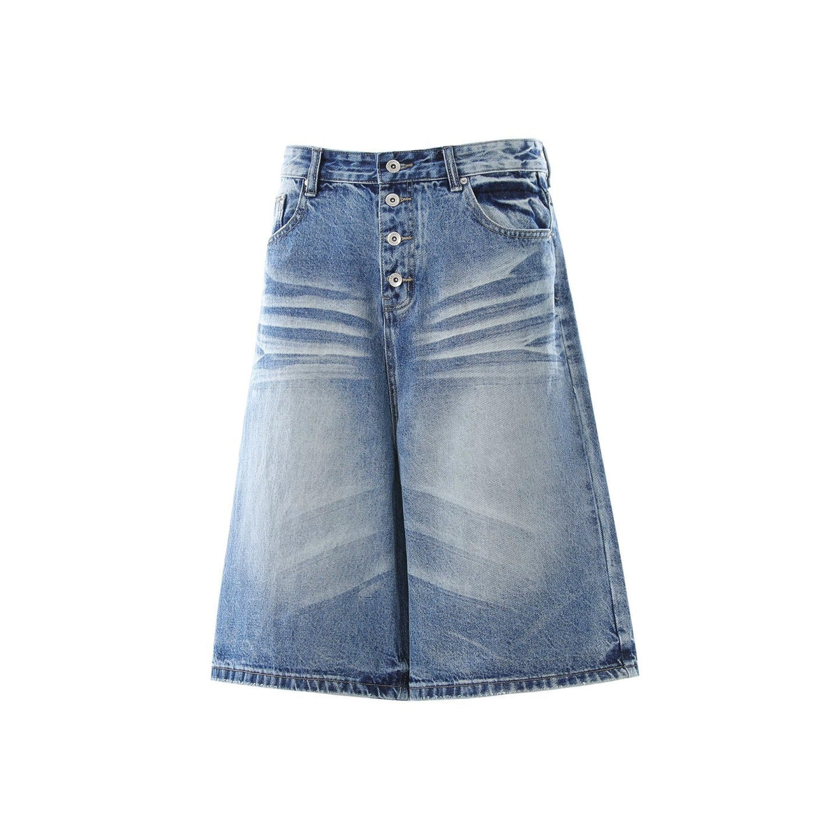 Trendige Damen-Jeansshorts mit lockerer Passform