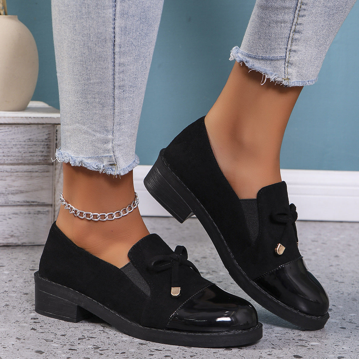Damen Loafers mit elegantem Knoten-Detail und komfortablem Fußbett EB