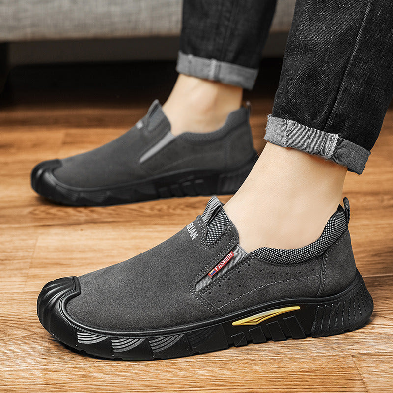 Herren Komfortable und strapazierfähige Slipper mit rutschfester Sohle EB