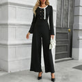 Eleganter Damen-Jumpsuit mit Taillengürtel