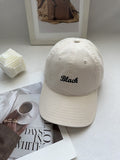 Lässige bestickte Baseballkappe für Damen