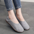Damen bequeme Slip-On Schuhe mit atmungsaktivem Gewebe EB