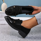 Damen Loafers mit elegantem Knoten-Detail und komfortablem Fußbett EB