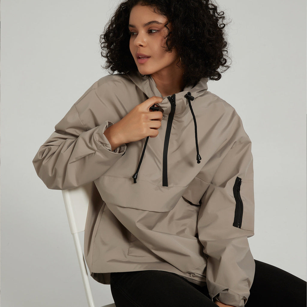Damen Funktionsjacke mit praktischen Taschen und verstellbarem Bund EB