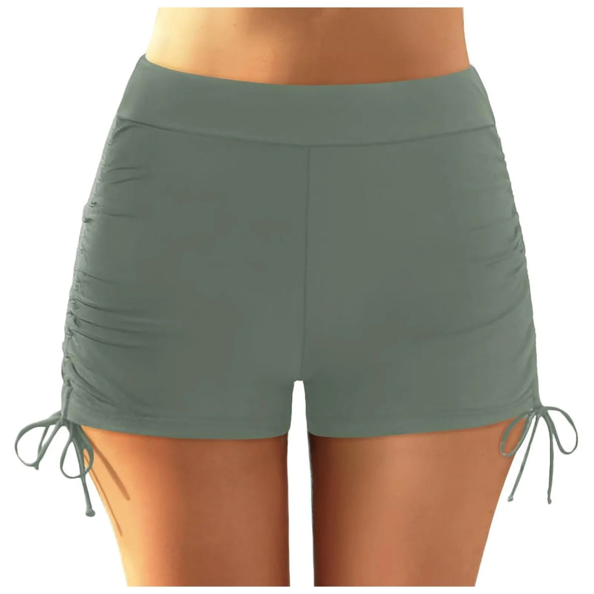 Sportliche Badeshorts für Damen mit verstellbarem Bund