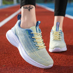 Damen Atmungsaktive Laufschuhe mit dämpfendem Fußbett und flexibler Sohle EB