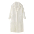Damen Fransen-Blazer mit eleganter Passform und modernem Design EB