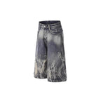 Stylische Baggy-Shorts für Herren im Used-Look