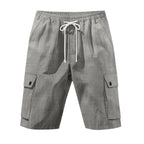 Herren Cargoshorts mit elastischem Bund und Klappentaschen