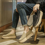 Damen Bequeme Slip-On Schuhe mit elastischen Einsätzen EB