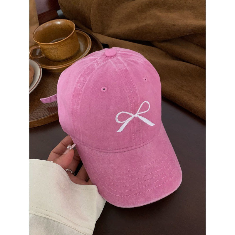 Lässige bestickte Baseballkappe für Damen