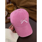 Lässige bestickte Baseballkappe für Damen