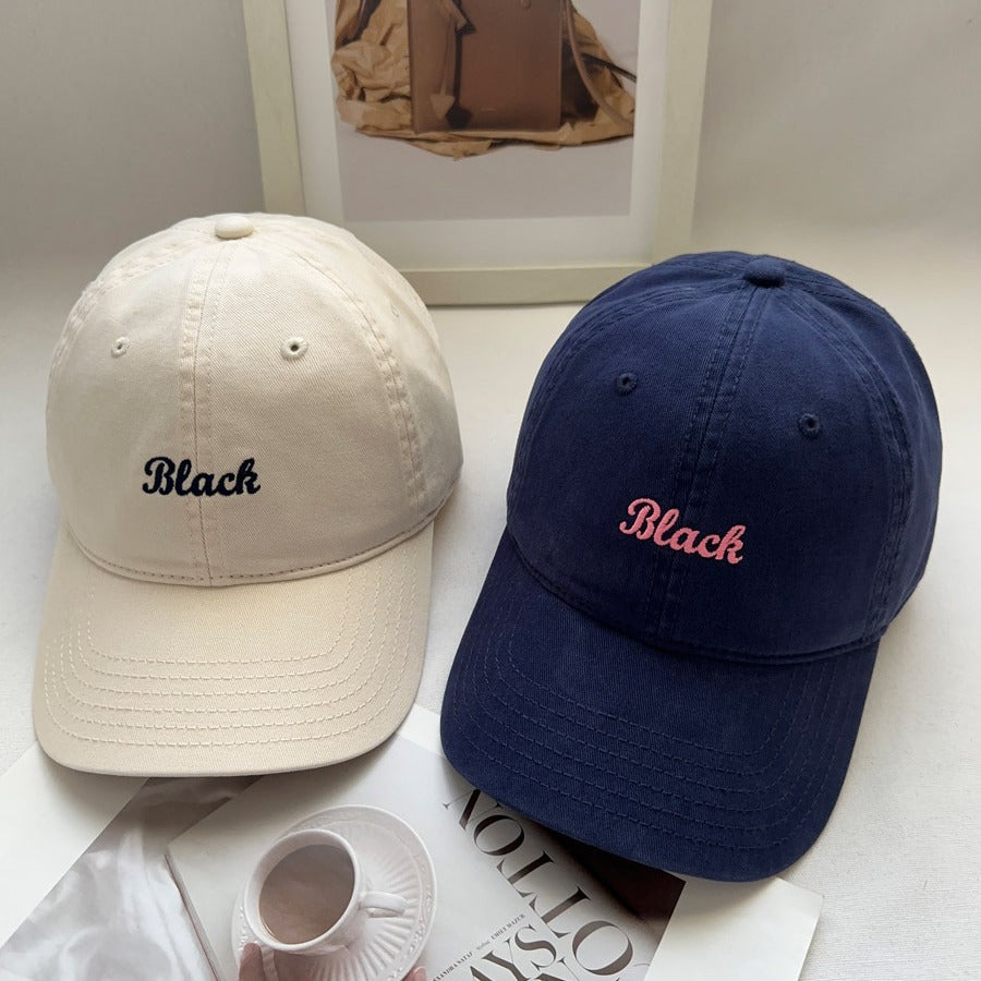 Lässige bestickte Baseballkappe für Damen