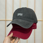 Herren-Baseballcap mit „SUPPORT“-Stickerei