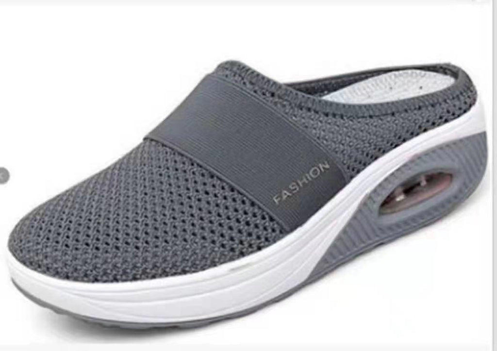 Damen Atmungsaktive Clogs mit rutschfester Sohle und flexiblem Mesh-Obermaterial EB