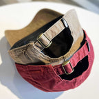 Men's Distressed Cotton Baseball Cap