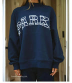Damen-Freizeitset mit Oversized-Sweatshirt und Shorts