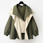 Damen Parka mit abnehmbarem Kragen und praktischen Taschen EB