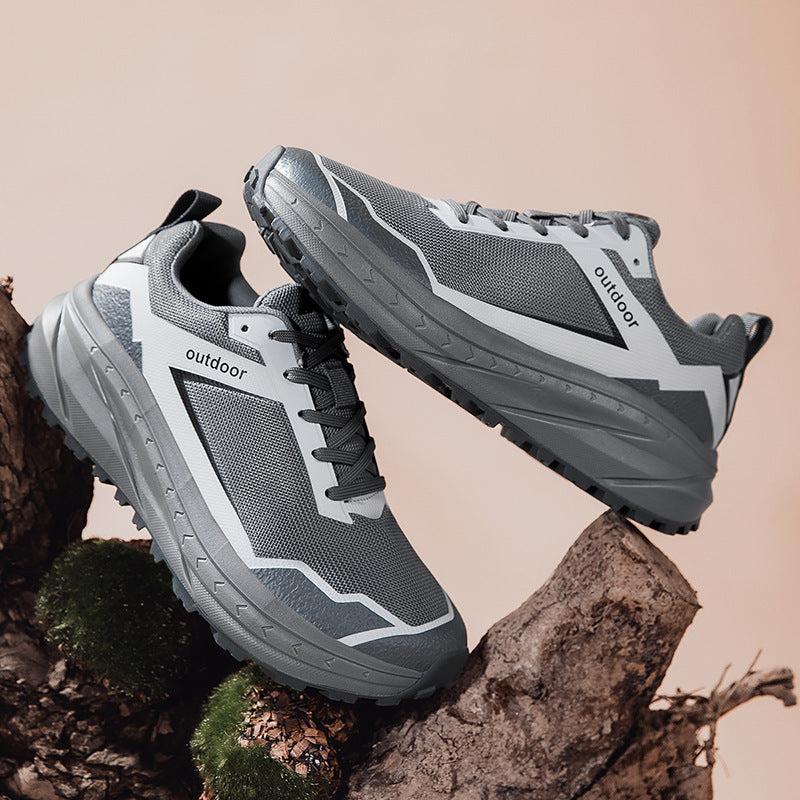 Unisex nan robuster Geländelaufschuh mit stoßdämpfender Zwischensohle und griffiger Profilsohle EB