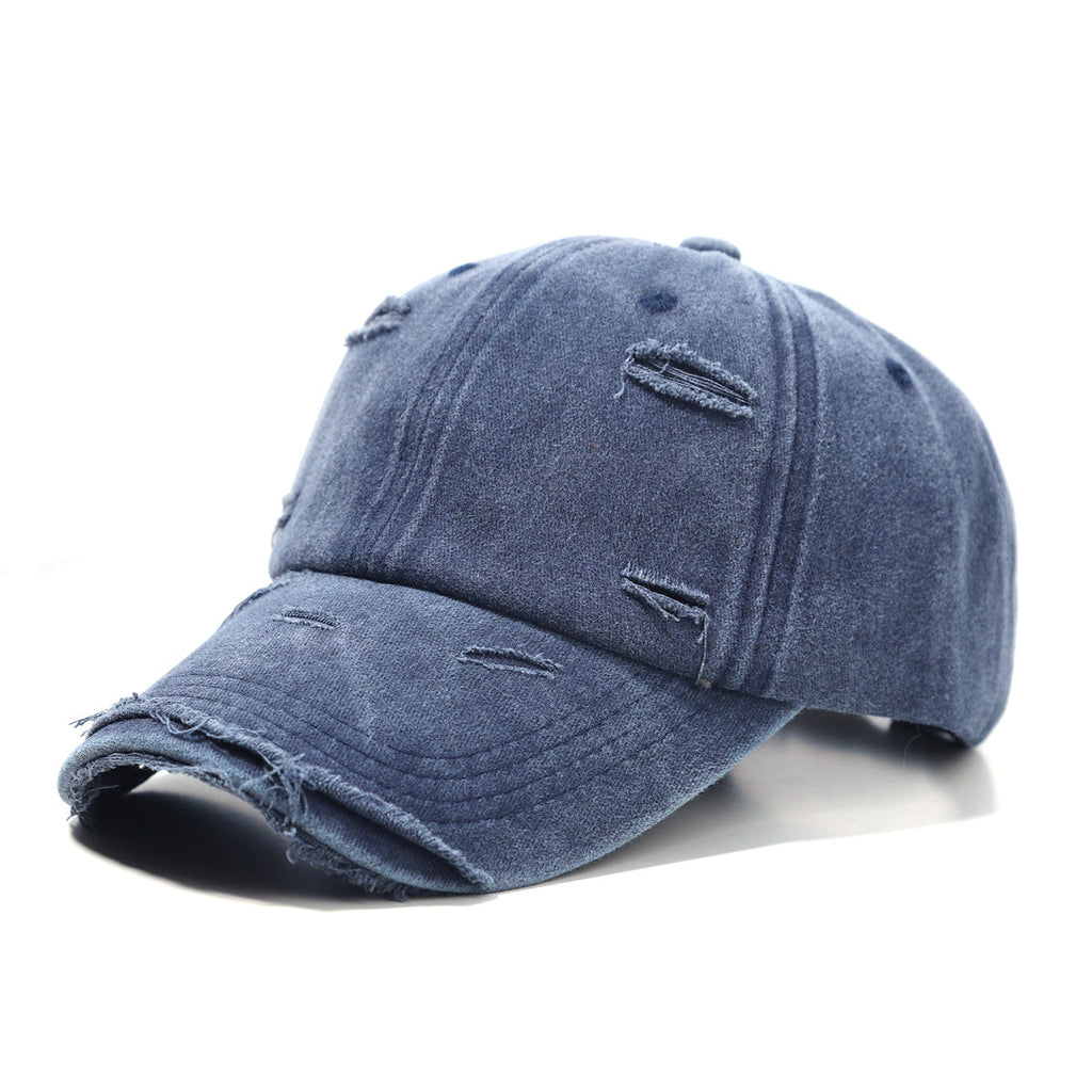 Damen-Baseballkappe im Used-Look