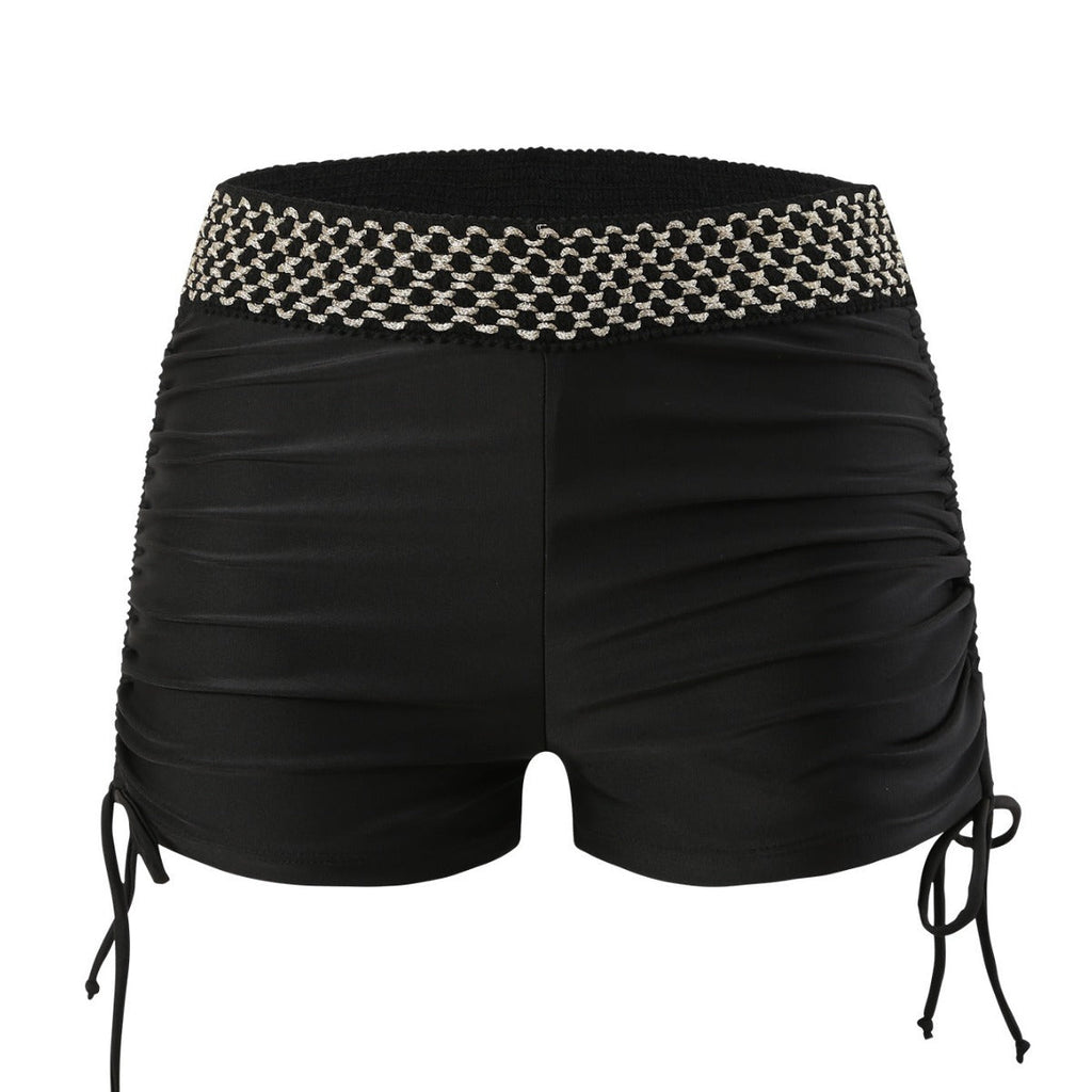 Damen-Badeshorts mit verstellbarem Bund