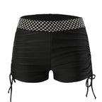 Damen-Badeshorts mit verstellbarem Bund