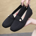 Damen Bequeme Slip-On Loafers mit modischem Detail EB